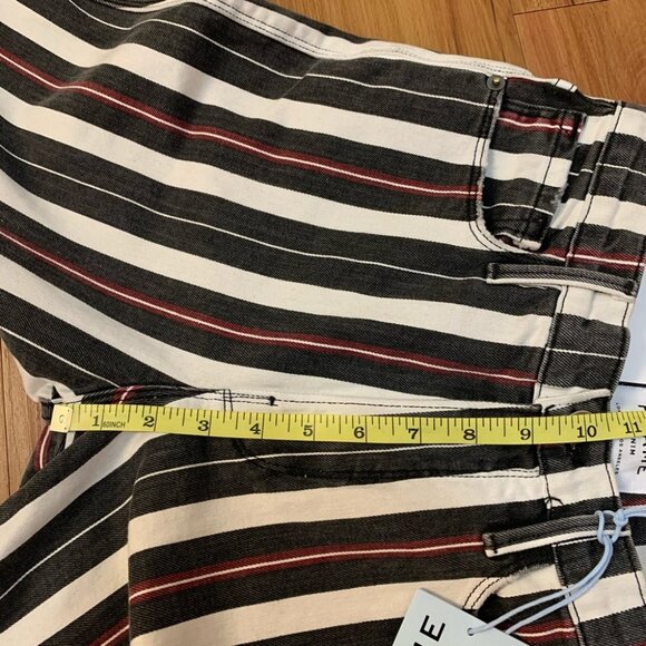 Frame Denim Le Sylvie Striped High Rise Jeans - Picture 13 of 16